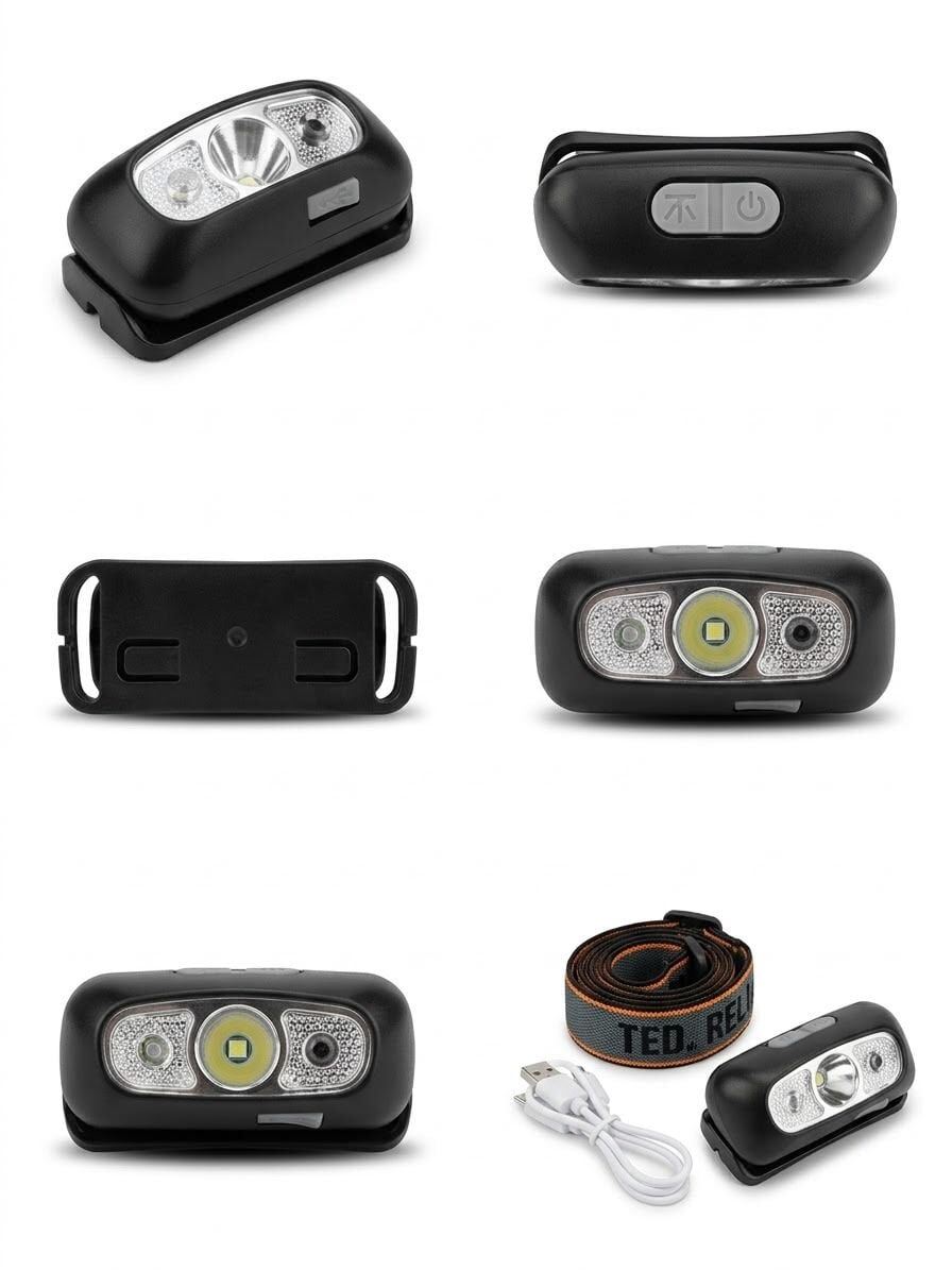 BYDOGA SENSÖRLÜ SMD LED 3 MODLU KAFA LAMBASI