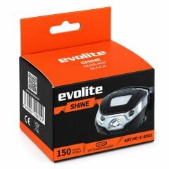 Evolite Shine 150 lm. Kafa Lambası - Siyah