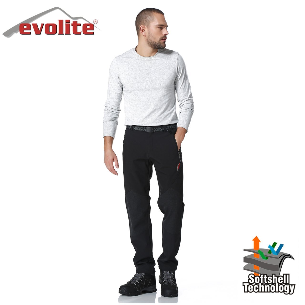 Evolite Bay Blackhole Softshell Pantolon XL