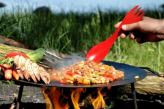Light My Fire® Spork 2'li Çatal Kaşık Mavi-Gri