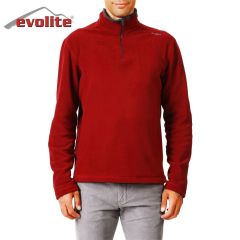 Evolite Fuga Bay Mikro Polar Sweater - Bordo XXXL
