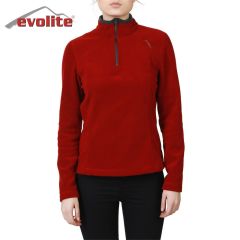 Evolite Fuga Bayan Mikro Polar Sweater - Bordo M