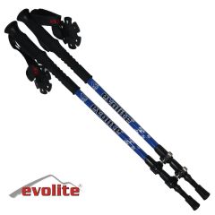 Evolite Speed-Lock Dıştan Kilitli Trekking Batonu Mavi