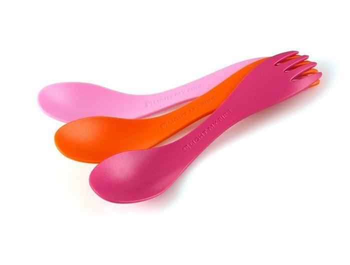 Light My Fire® Spork Little 3’lü Küçük Kaşık-Çatal Fuşya-Turuncu-Pembe