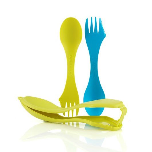 Light My Fire® Spork’n Case™ Kutulu 2’li Kaşık-Çatal Mavi-Sarı