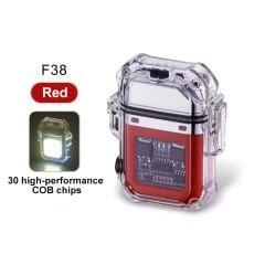 Cob LED Lambalı Elektrikli USB Plazma Çakmak