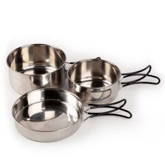 Evolite Evercamp 2-3 Kişilik Çelik Tencere Seti