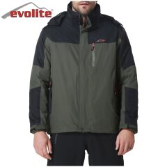Evolite Diva Erkek 3in1 Haki/Siyah Mont XL