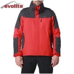 Evolite Diva Erkek 3in1 Gri/Kırmızı Mont L