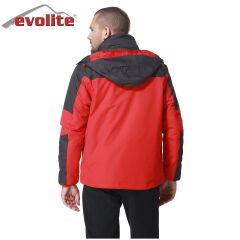 Evolite Diva Erkek 3in1 Gri/Kırmızı Mont M