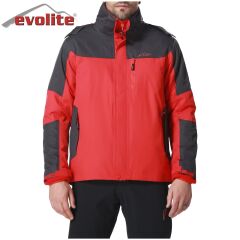 Evolite Diva Erkek 3in1 Gri/Kırmızı Mont M