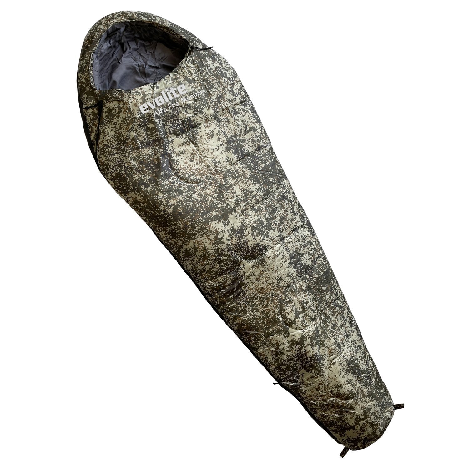 Evolite Alfa Pro Camo Uyku Tulumu 0 Sağ