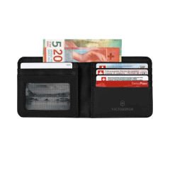 Victorinox 653363 Travel Essential Bifold Cüzdan, Siyah