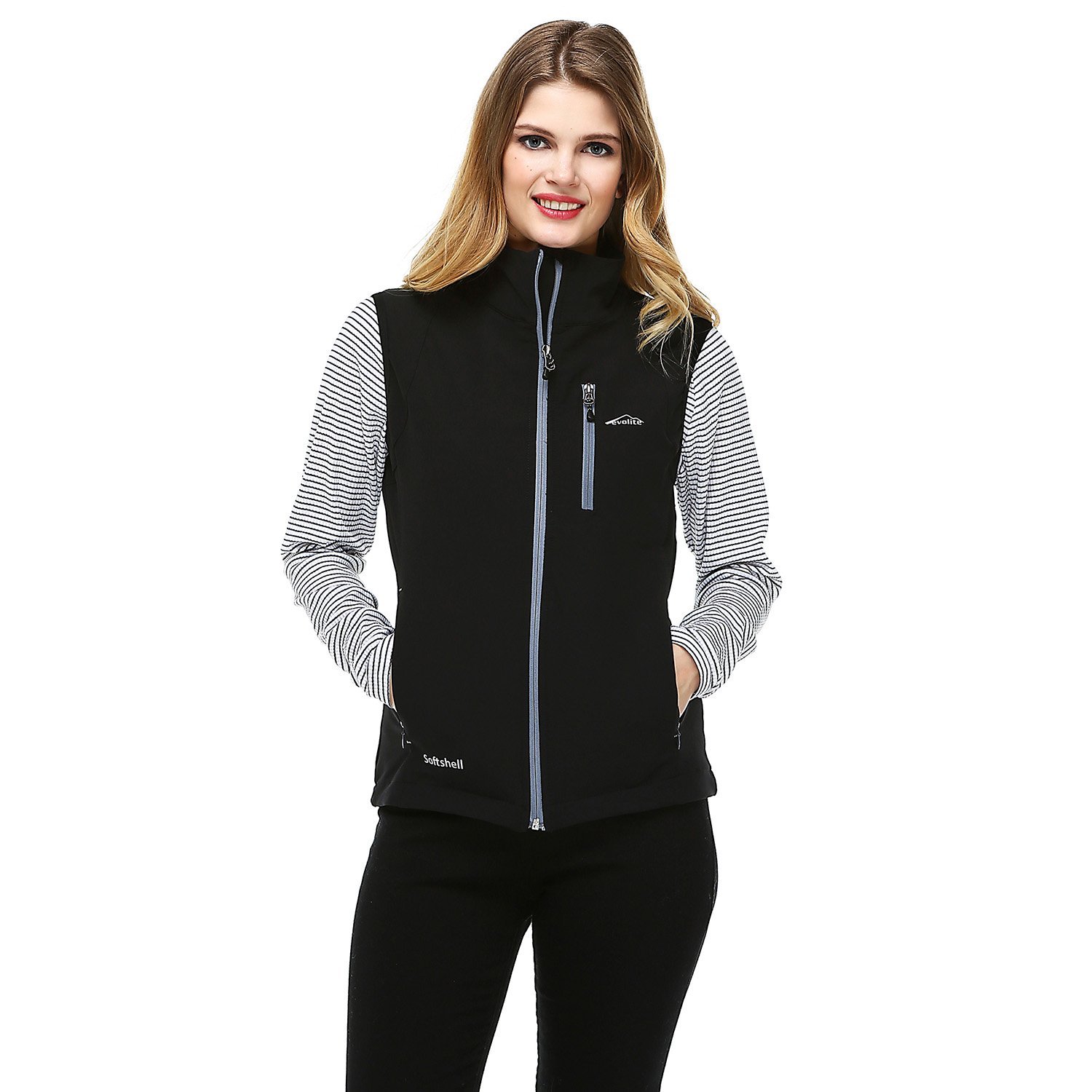 Evolite Neon Softshell Bayan Yelek - Gri M