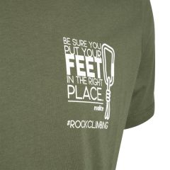 Evolite Rock Climbing T-shirt-Haki L