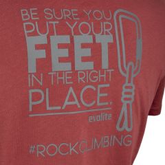 Evolite Rock Climbing T-shirt-Kiremit S