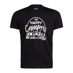 Evolite Happy Campers T-shirt-Siyah XS