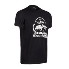 Evolite Happy Campers T-shirt-Siyah XXXL