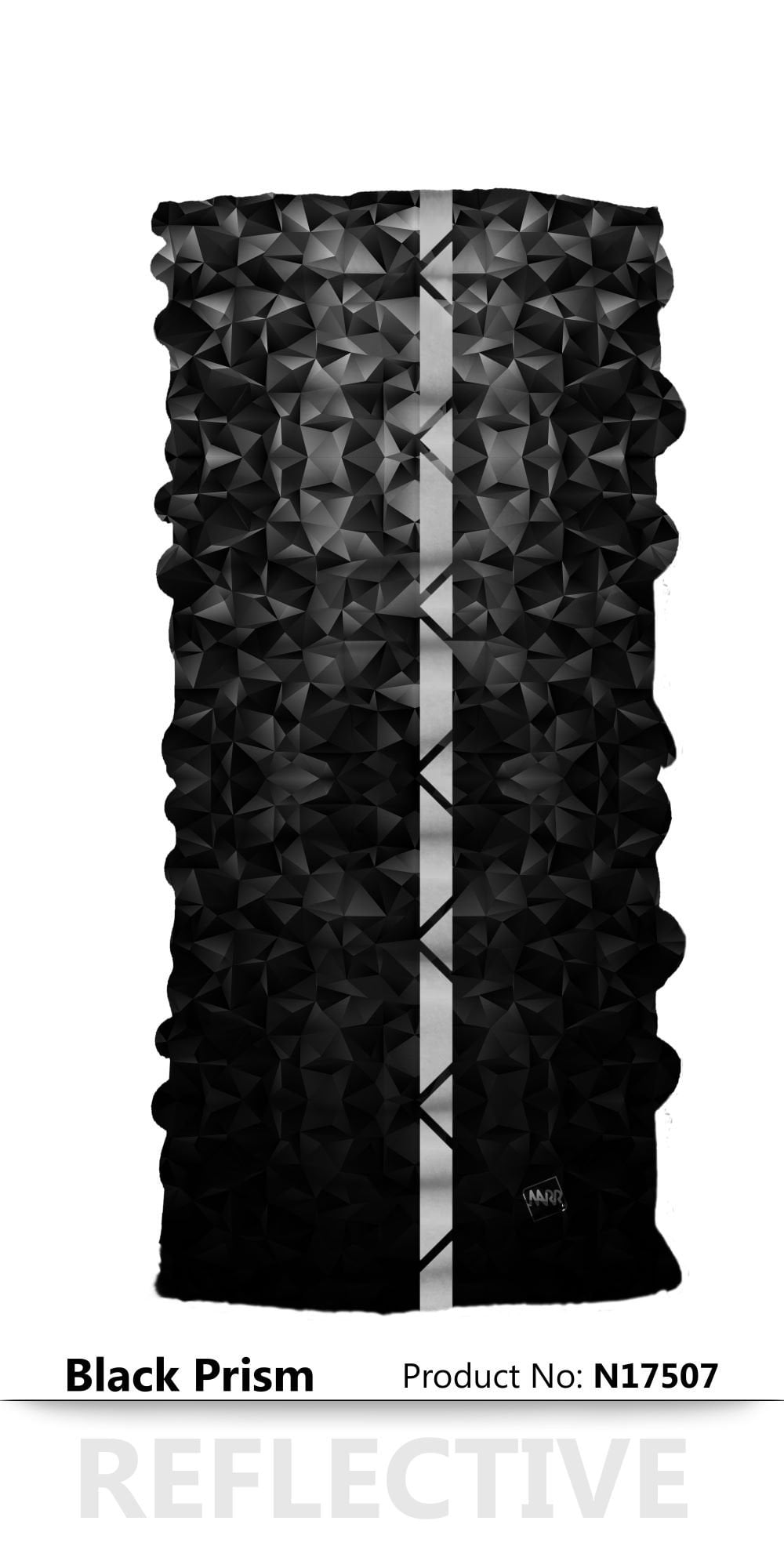 Narr Black Prism Reflektif Bandana