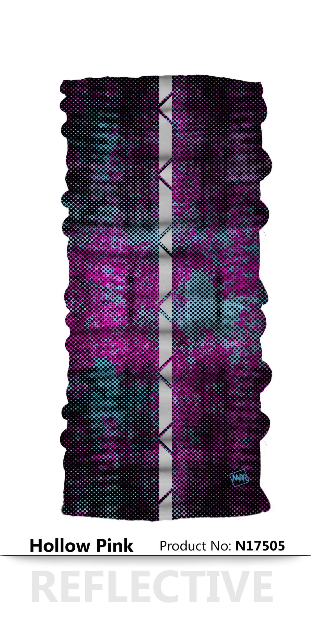 Narr Hallow Pink Rekleftif Bandana