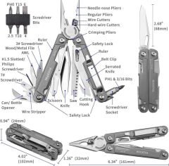 Rocktol 27 Fonksiyonlu Multitool Pense Kılıflı