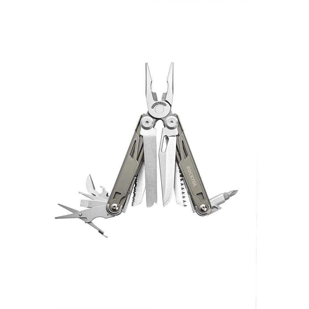 Rocktol 19 Fonksiyonlu Multitool Pense Kılıflı