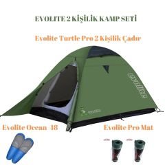 Evolite ÇADIR,TULUM, MAT İKİ KİŞİLİK KAMP SETİ