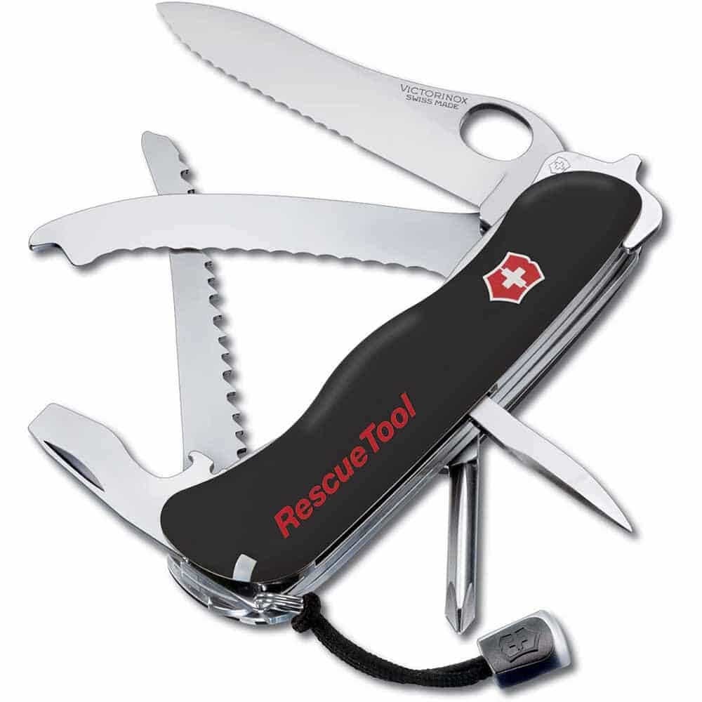 Victorinox 0.8623.MWN.3 RescueTool Siyah Hayat Kurtarma Çakısı