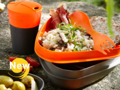 Light My Fire® Pack'n Eat 2 Kişilik Yemek Seti Mavi-Sarı